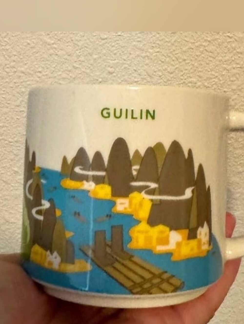 Starbucks You Are Here Guilin, China 14oz Ceramic Mug- MINT CONDITION!